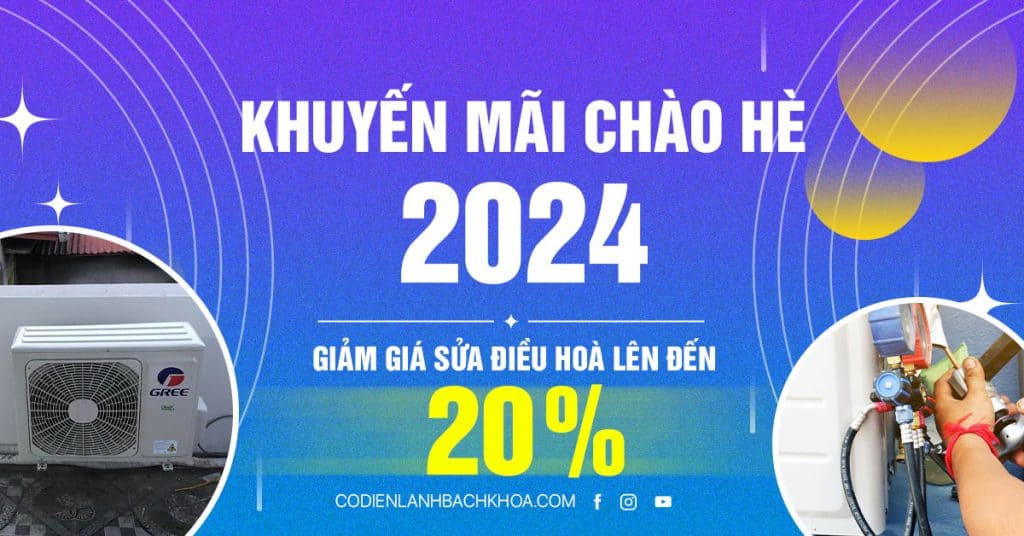 Khuyến mãi chào hè 2024 khi sửa điều hoà tại Hải Phòng