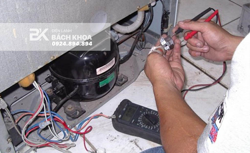 tủ lạnh được kiểm tra kỹ càng bằng các thiết bị đo chuyên dụng