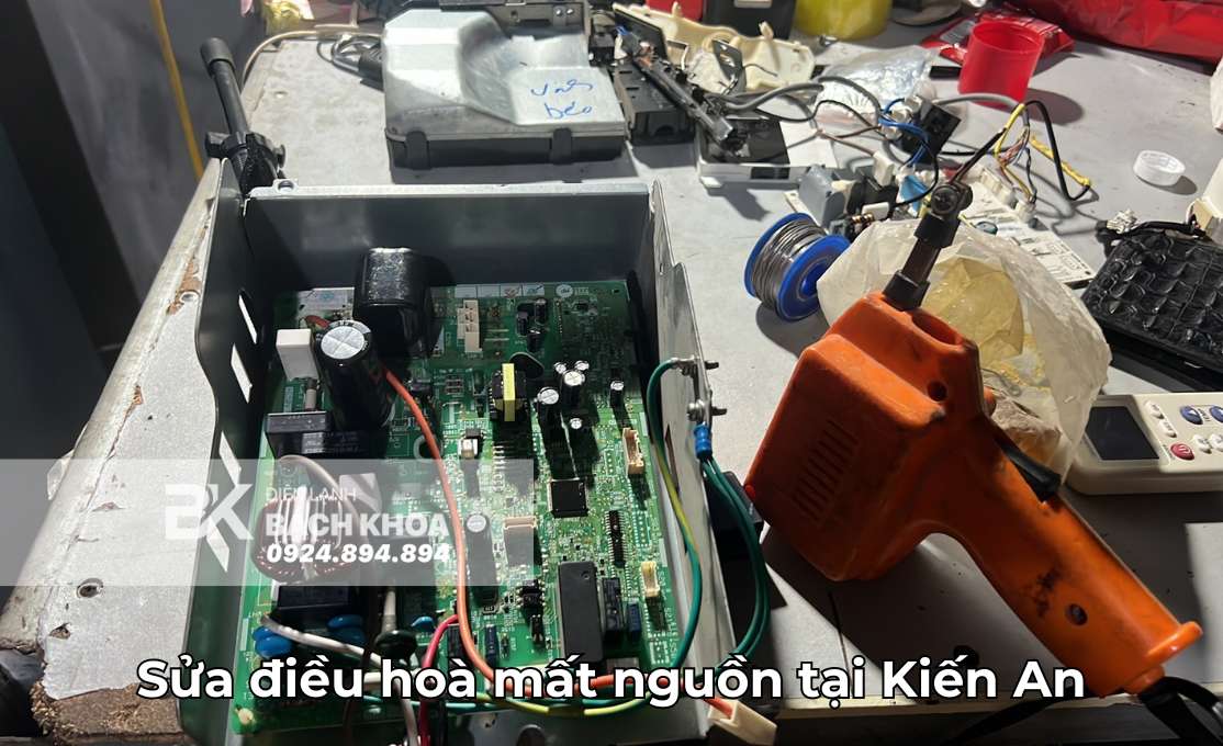 Sửa điều hoà mất nguồn tại kiến an