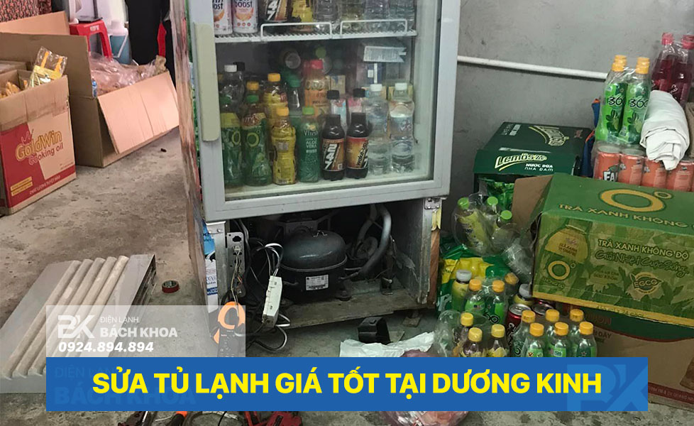 Nhận sửa tủ bán nước, tủ kem tại dương kinh