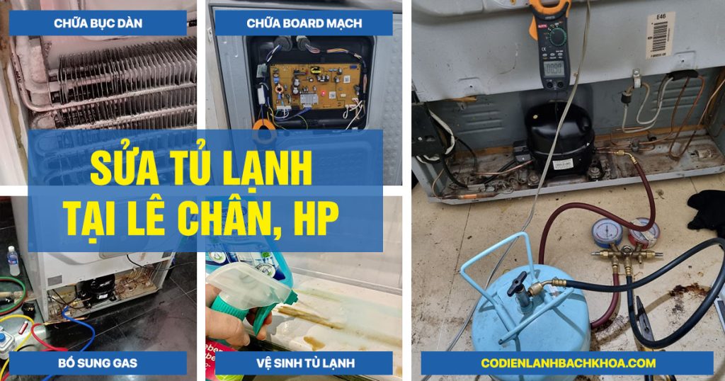 Sửa tủ lạnh giá tốt lại lê chân
