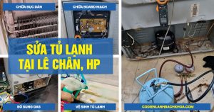 Sửa tủ lạnh giá tốt lại lê chân