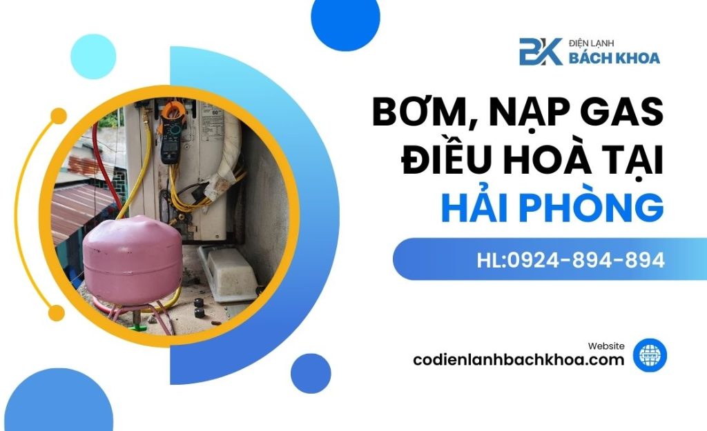 gơm gas điều hoà giá tốt tại Hải Phòng
