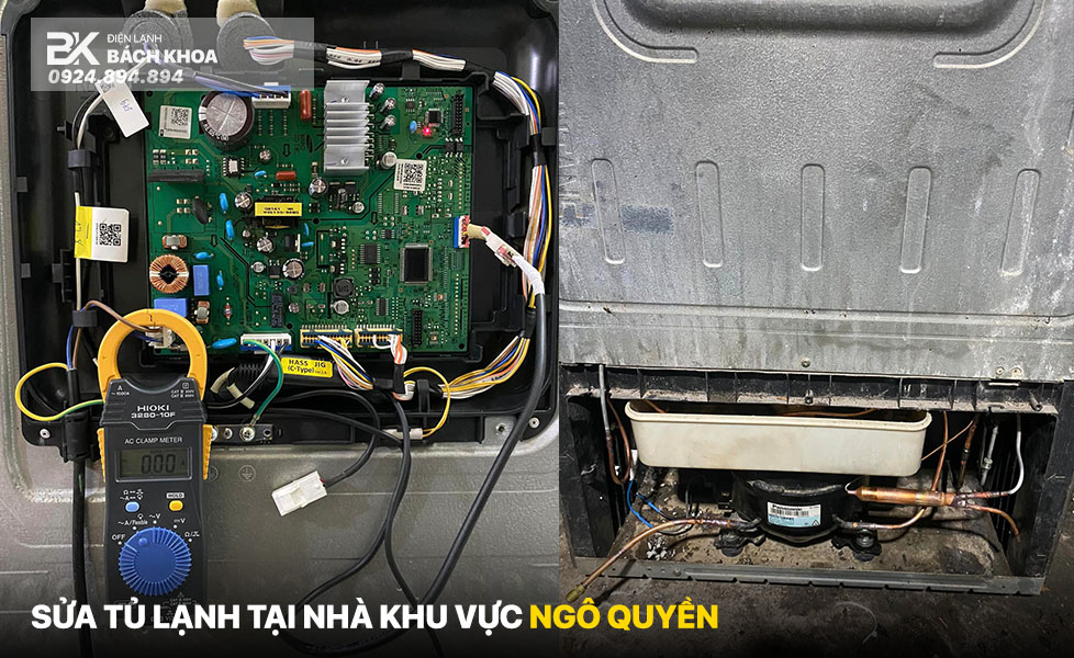 Cơ điện lạnh bách khoa chuyên sửa chữa tủ lạnh tại hải phòng