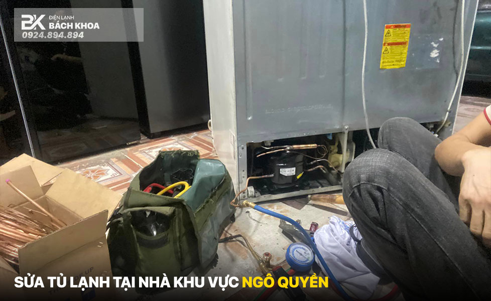 Cơ điện lạnh bách khoa chuyên sửa chữa tủ lạnh tại hải phòng
