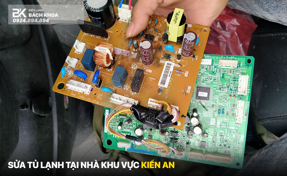 Nhận sửa tủ lạnh mất nguồn tại kiến an