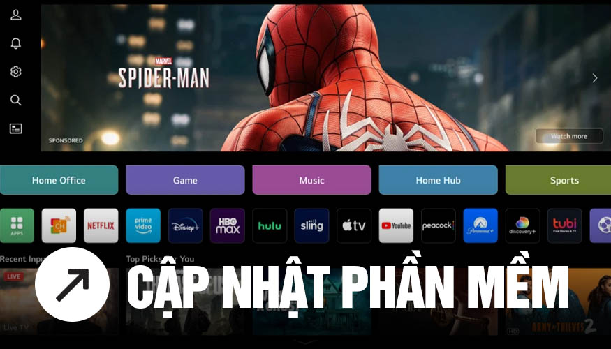 cập nhật phần mềm tivi tại hải phòng