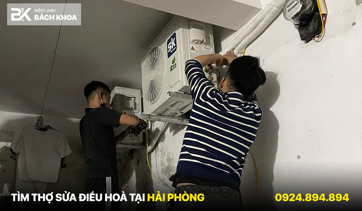 tìm thợ sửa điều hoà tại Hải Phòng