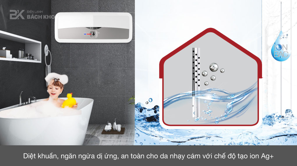 Chế độ tạo Ion Ag+ kháng khuẩn