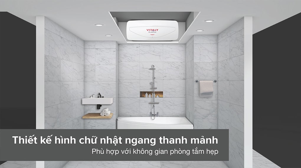 may nuoc nong gian tiep ariston 20 lit 2500w vitaly 20 slim 25 fe 081221 030157