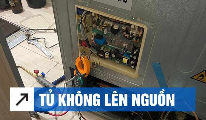 Sửa tủ lạnh không lên nguồn