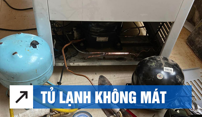 sửa tủ lạnh không mát