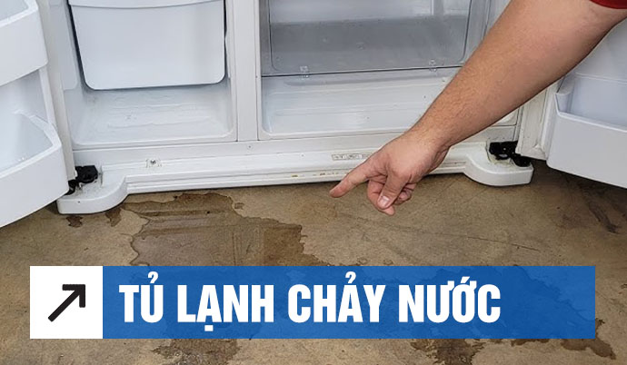 Sửa tủ lạnh chảy nước