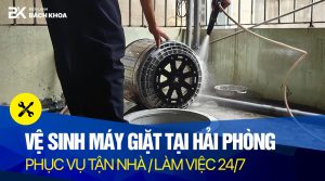 ve sinh may giat tai Hai Phong