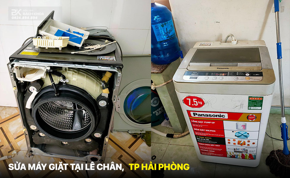 Sửa máy giặt tại quận Lê chân