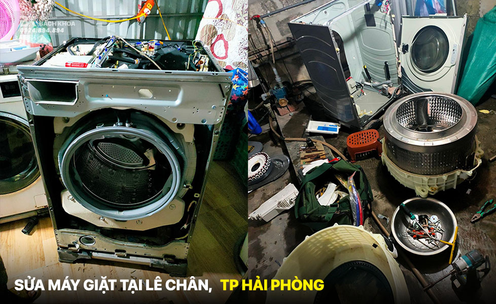 Sửa máy giặt tại quận Lê chân