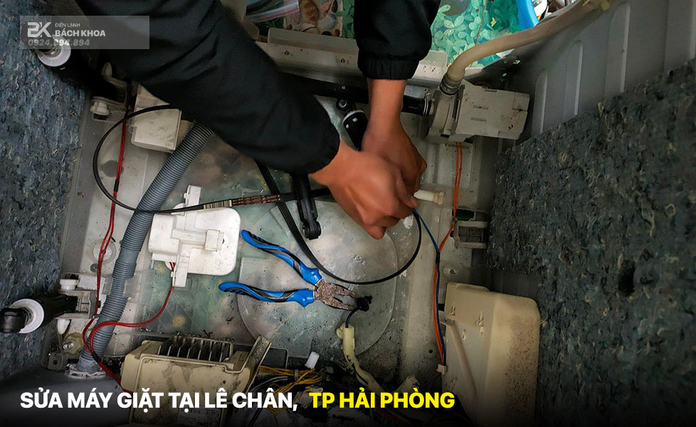 Sửa máy giặt tại quận Lê chân