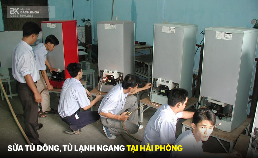 dịch vụ sửa tủ đông, tủ lạnh ngang tốt nhất Hải Phòng