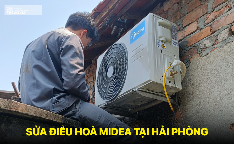 sửa điều hoà midea tại hải phòng 01