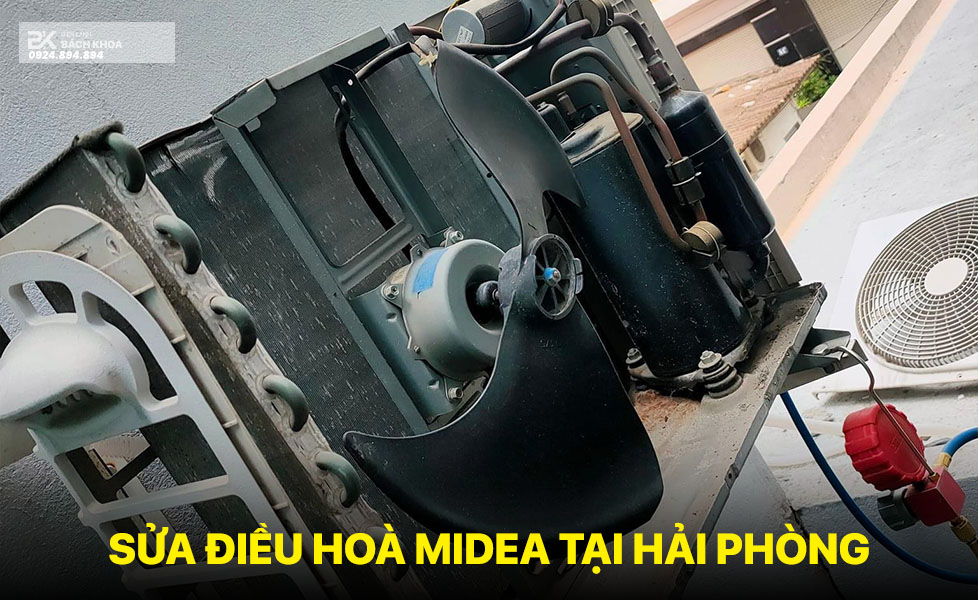 sửa điều hoà midea tại hải phòng 06