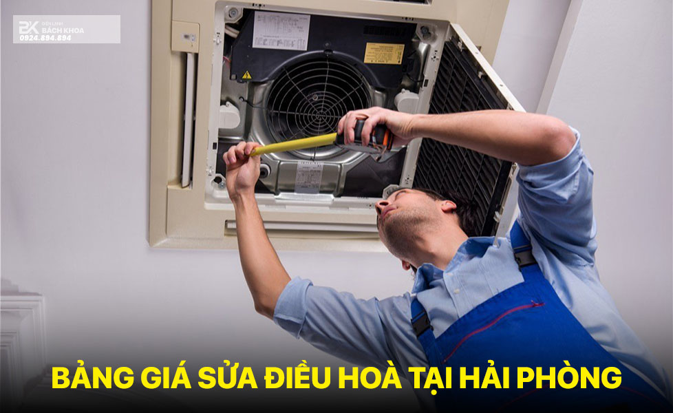bảng giá sửa điều hoà tại hải phòng 02