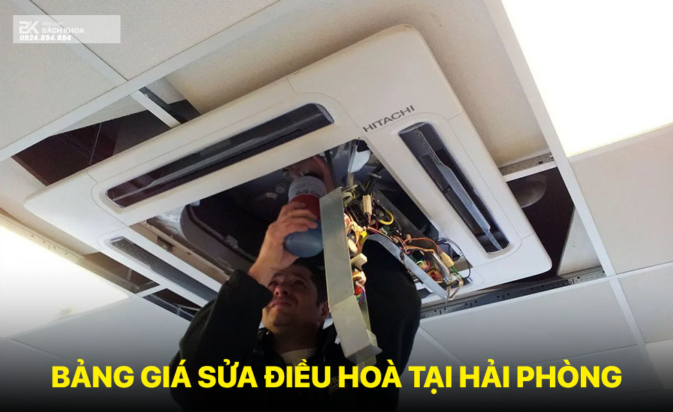 bảng giá sửa điều hoà tại hải phòng 03
