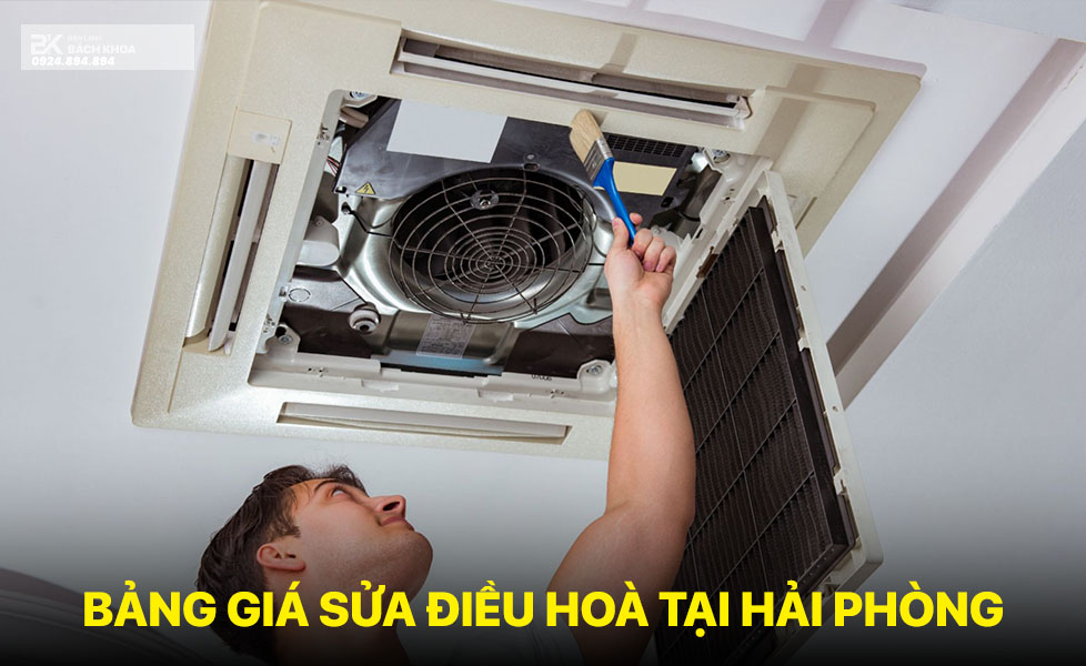 bảng giá sửa điều hoà tại hải phòng 04
