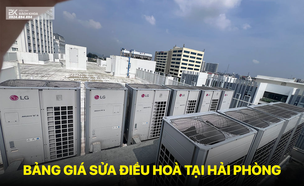 bảng giá sửa điều hoà tại hải phòng 05