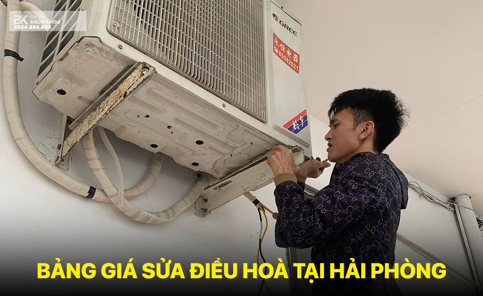 bảng giá sửa điều hoà tại hải phòng 07