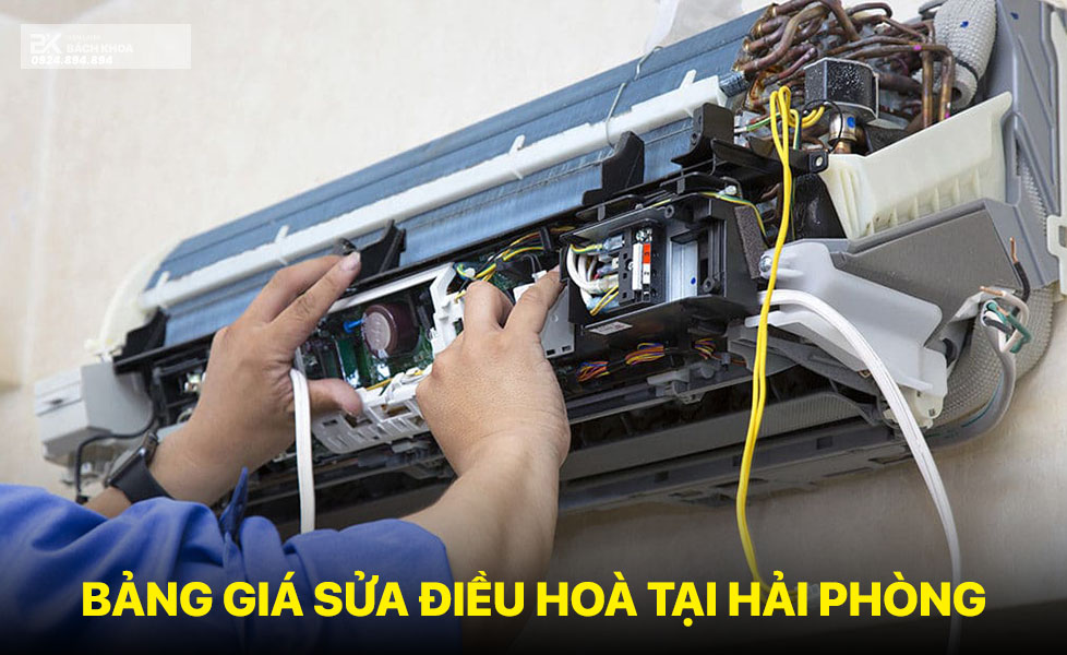 bảng giá sửa điều hoà tại hải phòng 08