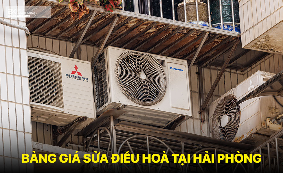 bảng giá sửa điều hoà tại hải phòng 13