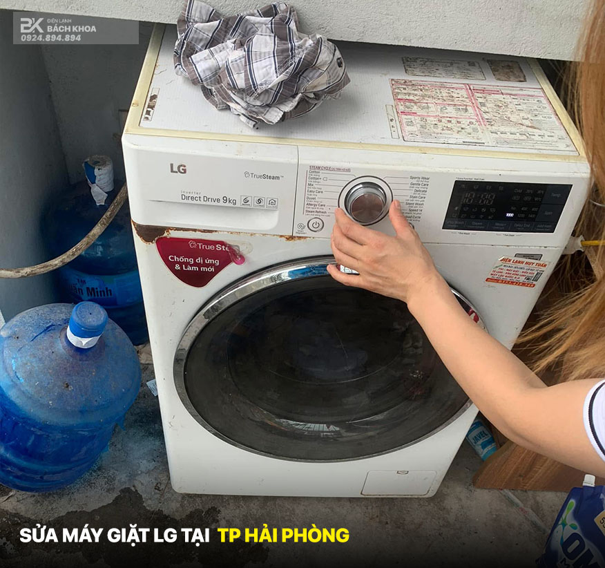 sửa máy giặt LG tại Hải Phòng 07