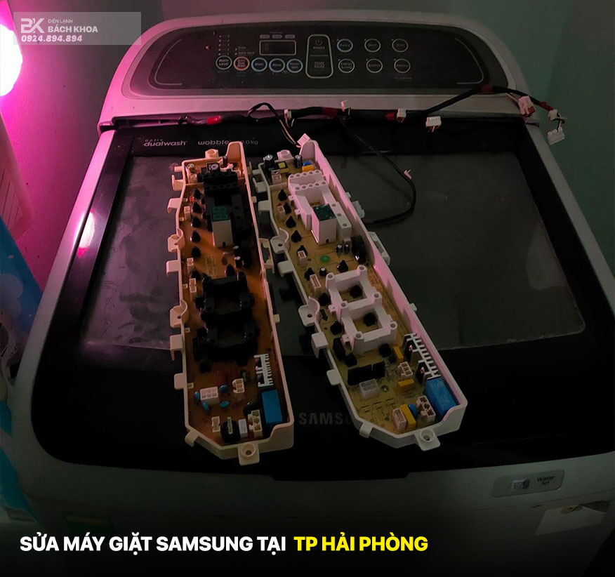 sửa mạch máy giặt samsung