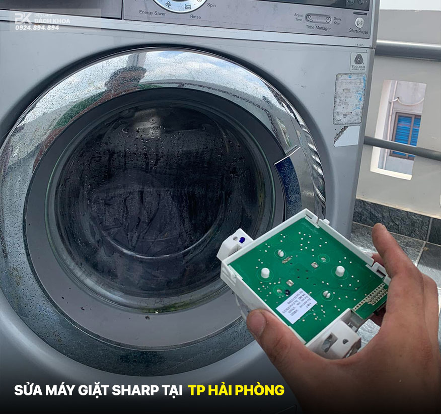 sửa mạch máy giặt sharp