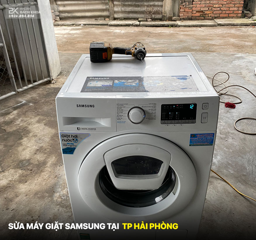 sửa máy giặt samsung tại hải phòng 1