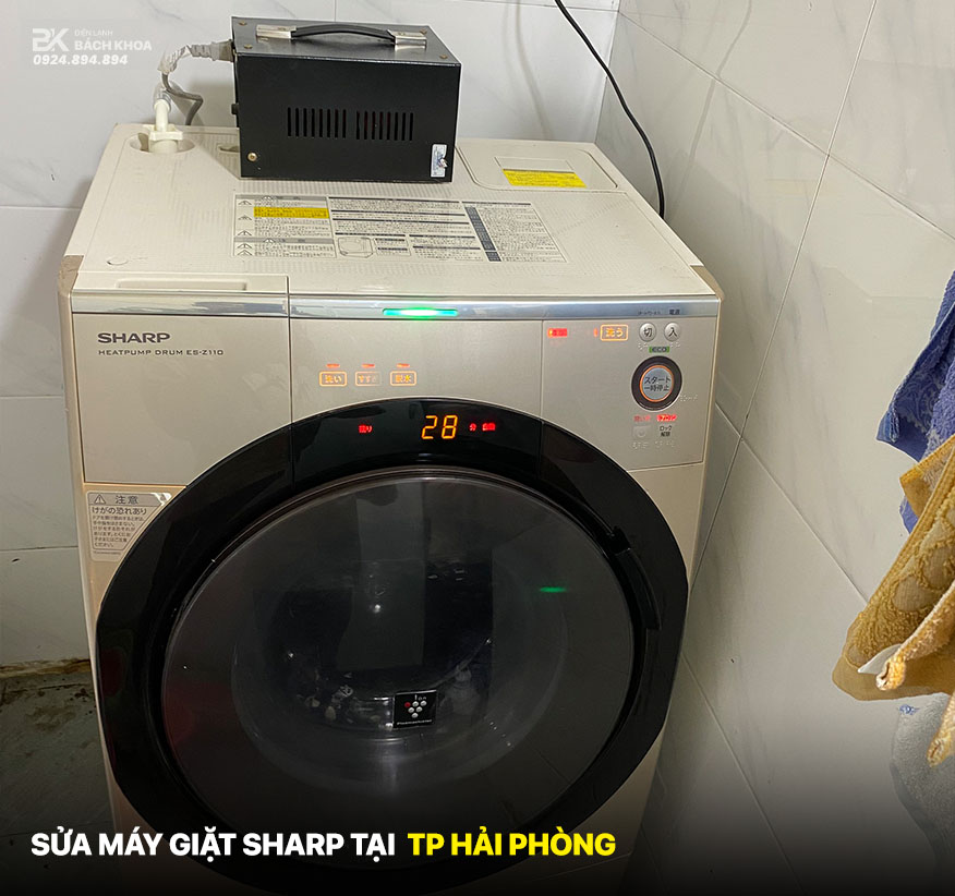 sửa máy giặt sharp không lên nguồn 2