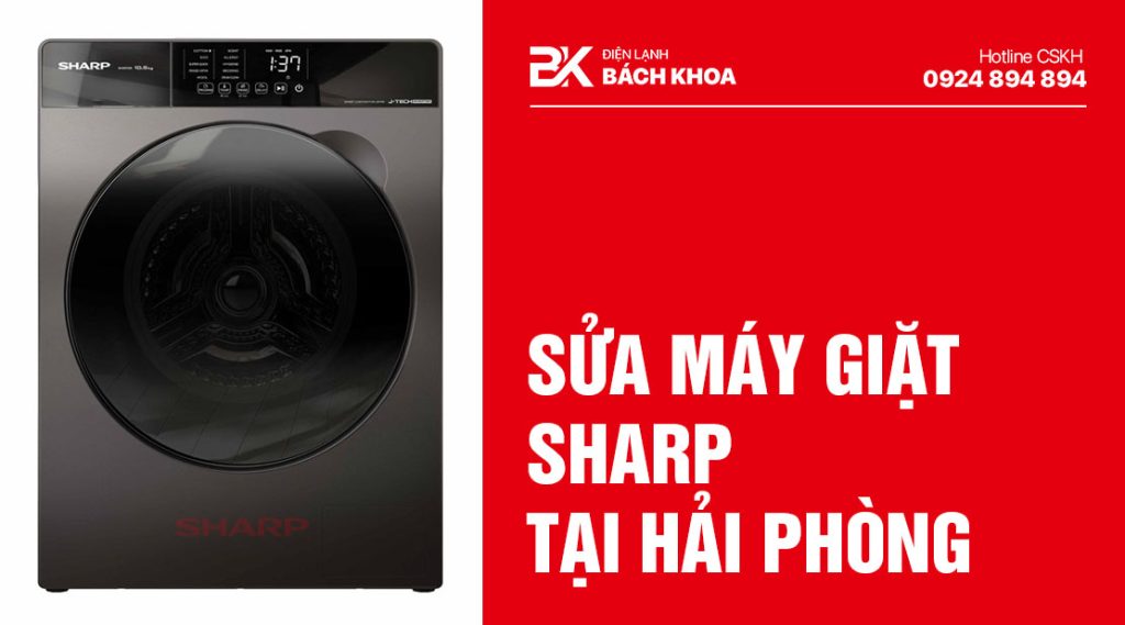sửa máy giặt sharp tại hải phòng