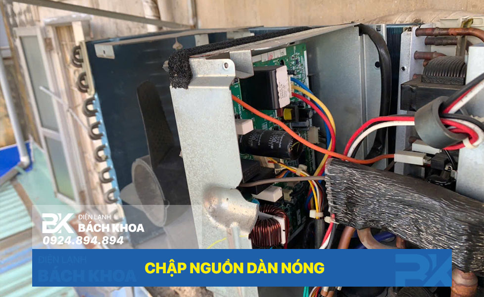 chập nguồn dàn nóng