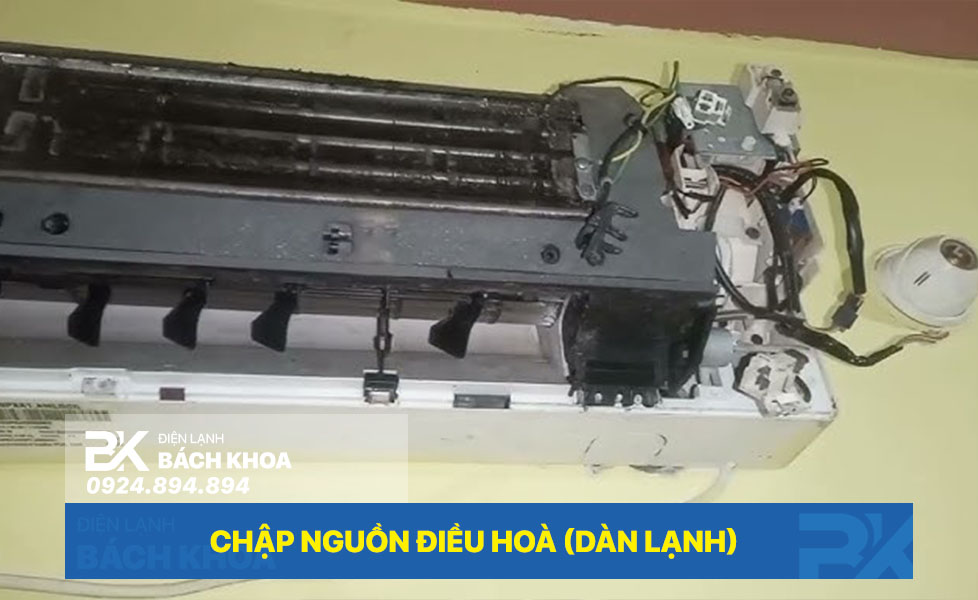 sửa chập nguồn điều hoà dàn lạnh