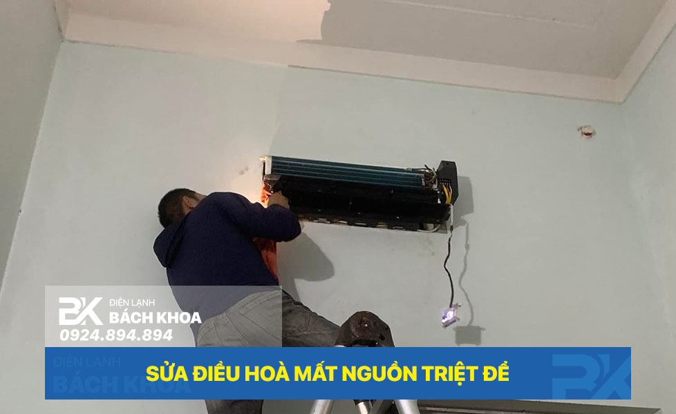 sửa điều hoà mất nguồn triệt để