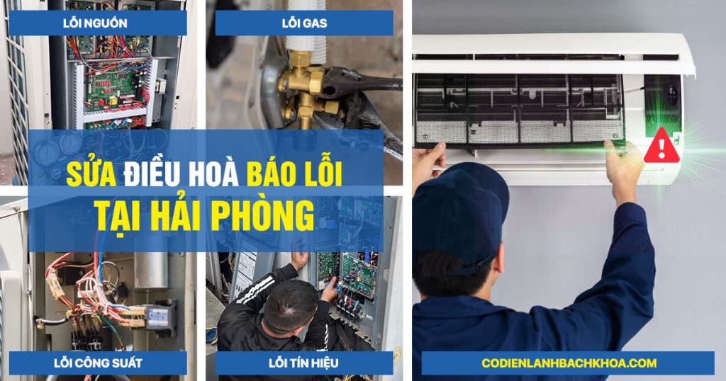 sửa điều hoà báo lỗi
