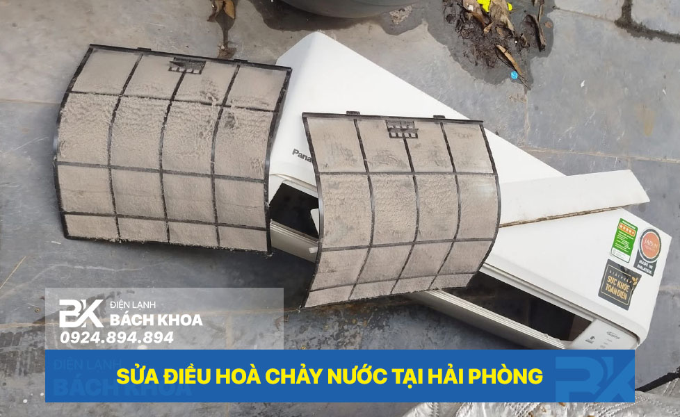 sửa điều hoà chảy nước tại hải phòng 03